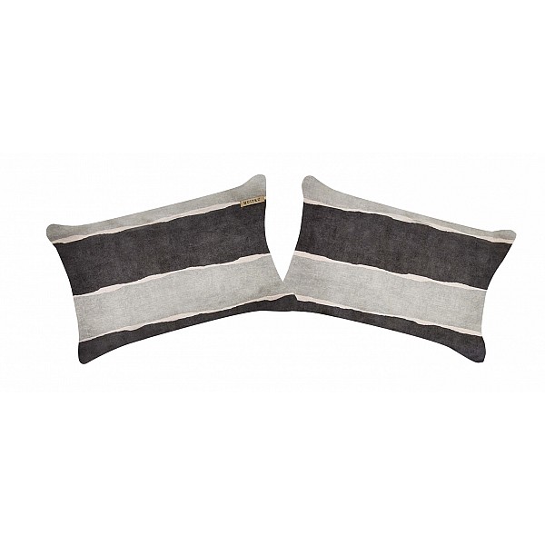 Pillow Shams - Stonewashed Horizontal Strip